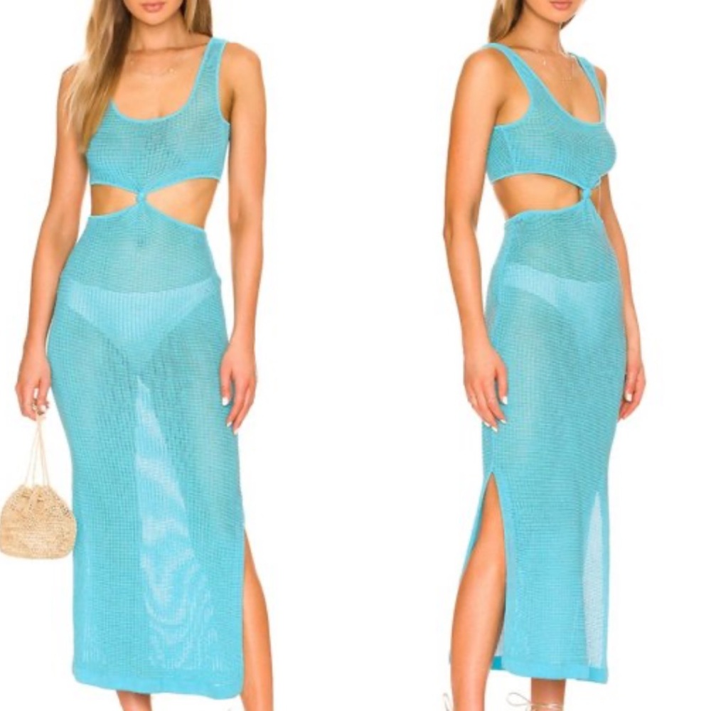 Solid & Stripes swim coverup dress